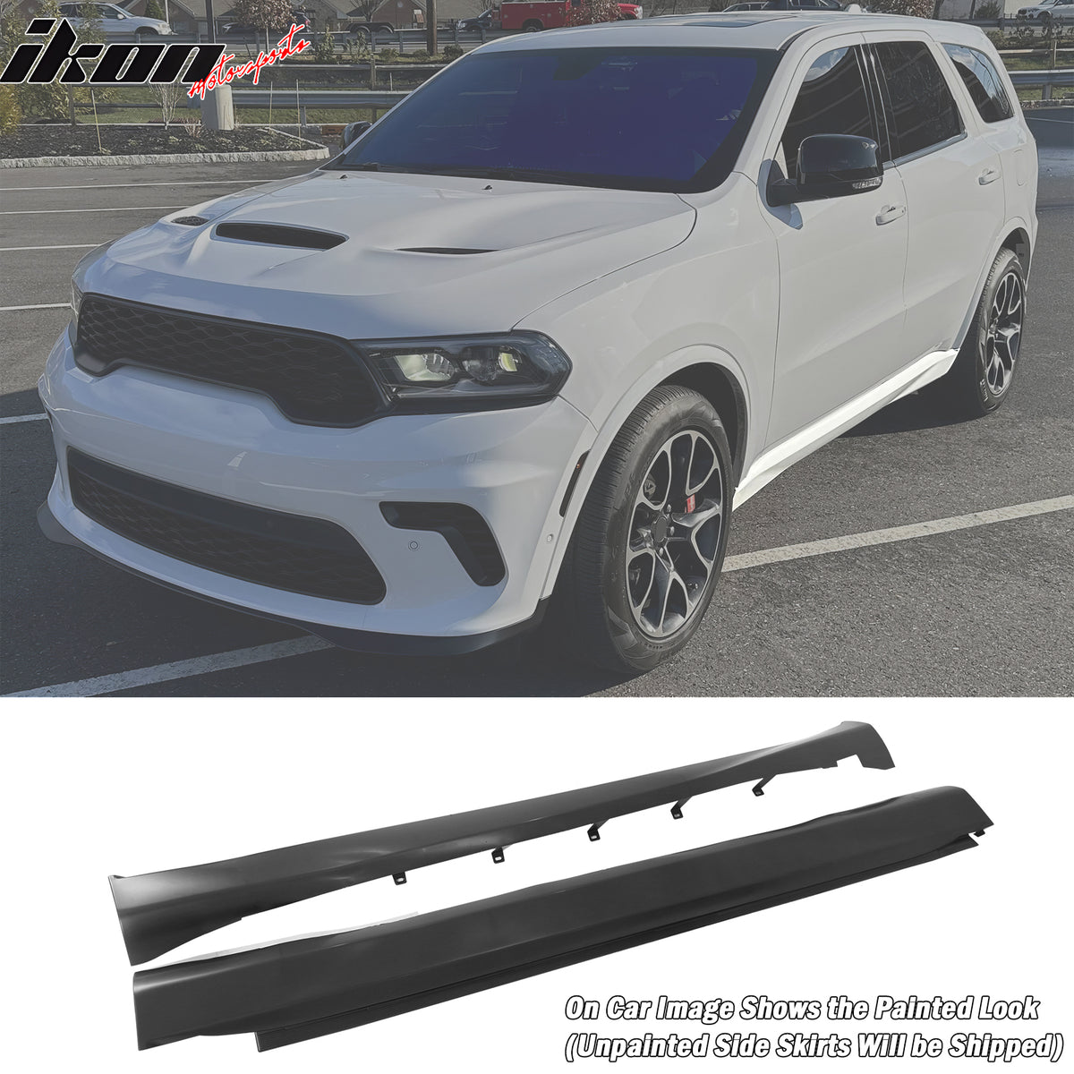 Fits 21-24 Dodge Durango Front Rear Bumper Hellcat Style Conversion V1 Diffuser