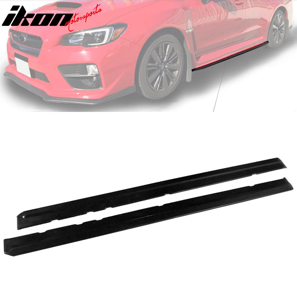 2015-2021 Subaru WRX & WRX STI Side Skirts Extention CDC Style Black