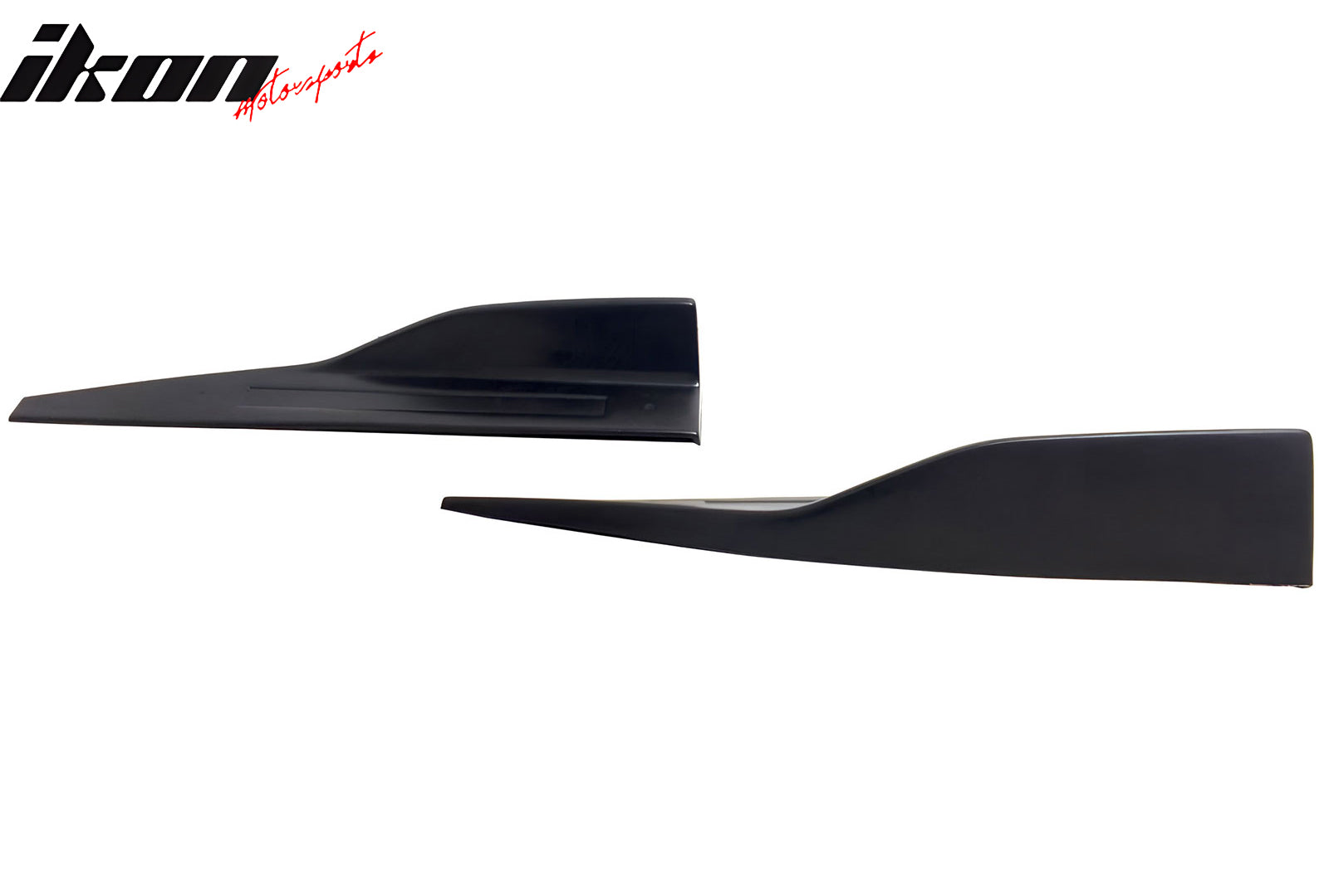 Universal ROU Style Side Skirts Extension Bottom Rocker Moulding Winglet Lip PU