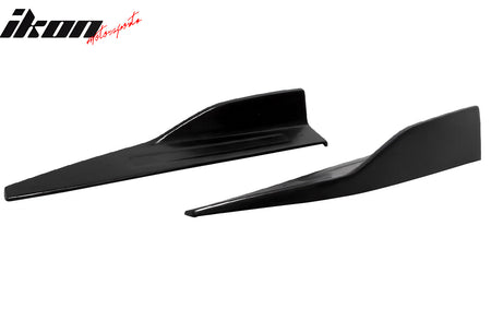 Universal ROU Style Side Skirts Extension Bottom Rocker Moulding Winglet Lip PU