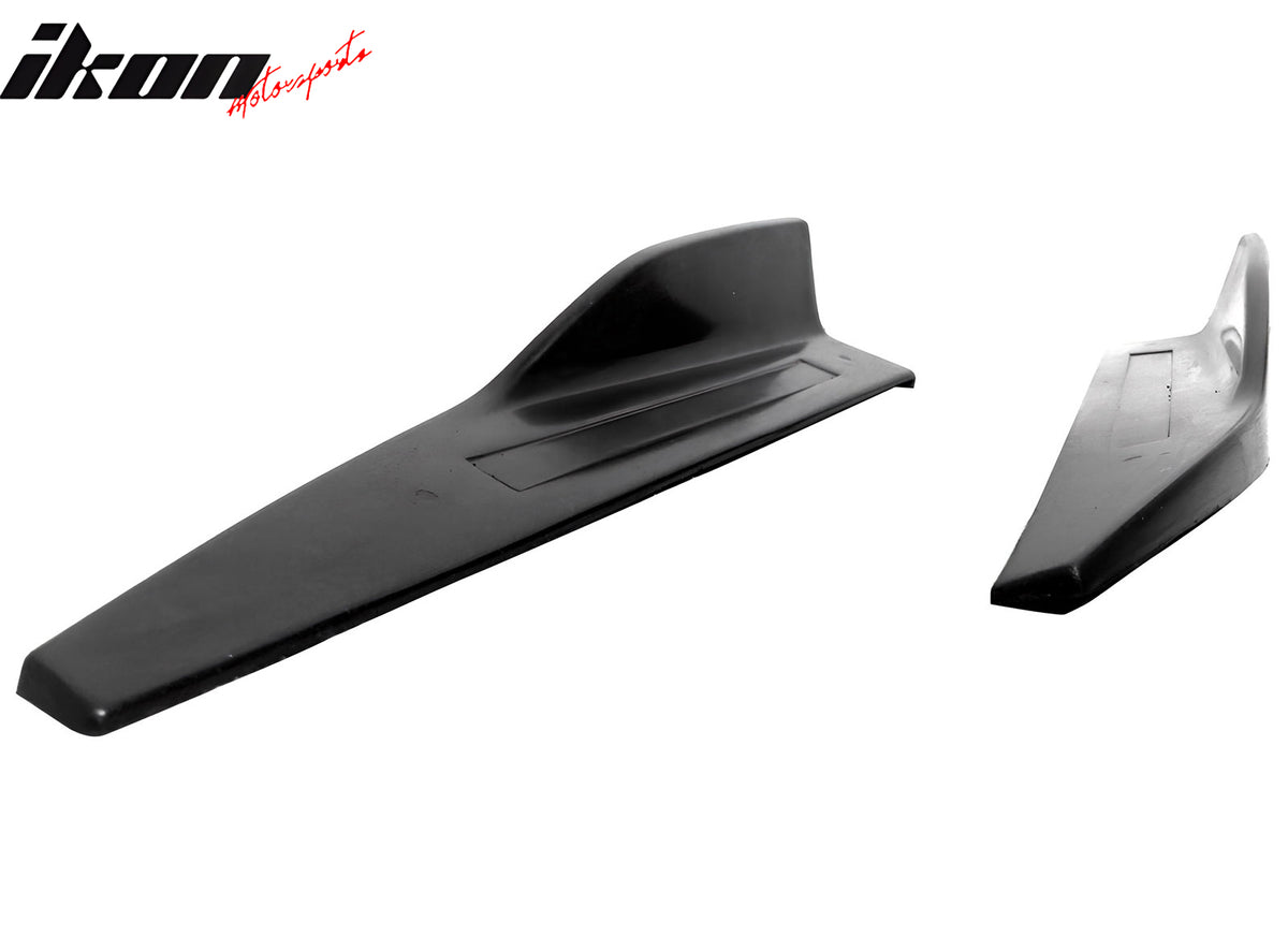 Universal ROU Style Side Skirts Extension Bottom Rocker Moulding Winglet Lip PU