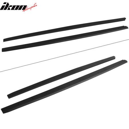 Fits 15-23 Ford Mustang Side Skirts Extension OE Textured Black PP