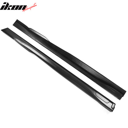 Fits 21-24 Ford Mustang Mach-E Matte Black Side Skirts Extension Rocker Panel PP