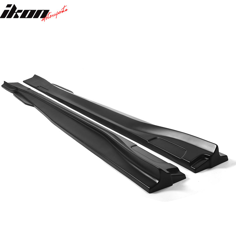 Fits 21-24 Ford Mustang Mach-E Matte Black Side Skirts Extension Rocker Panel PP