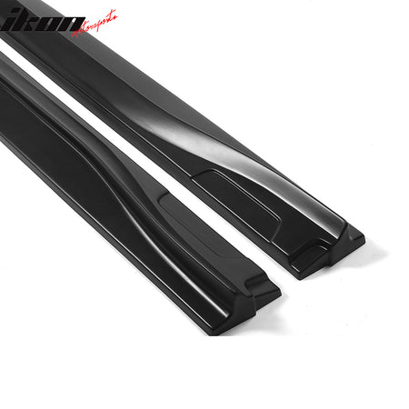 Fits 21-24 Ford Mustang Mach-E Matte Black Side Skirts Extension Rocker Panel PP