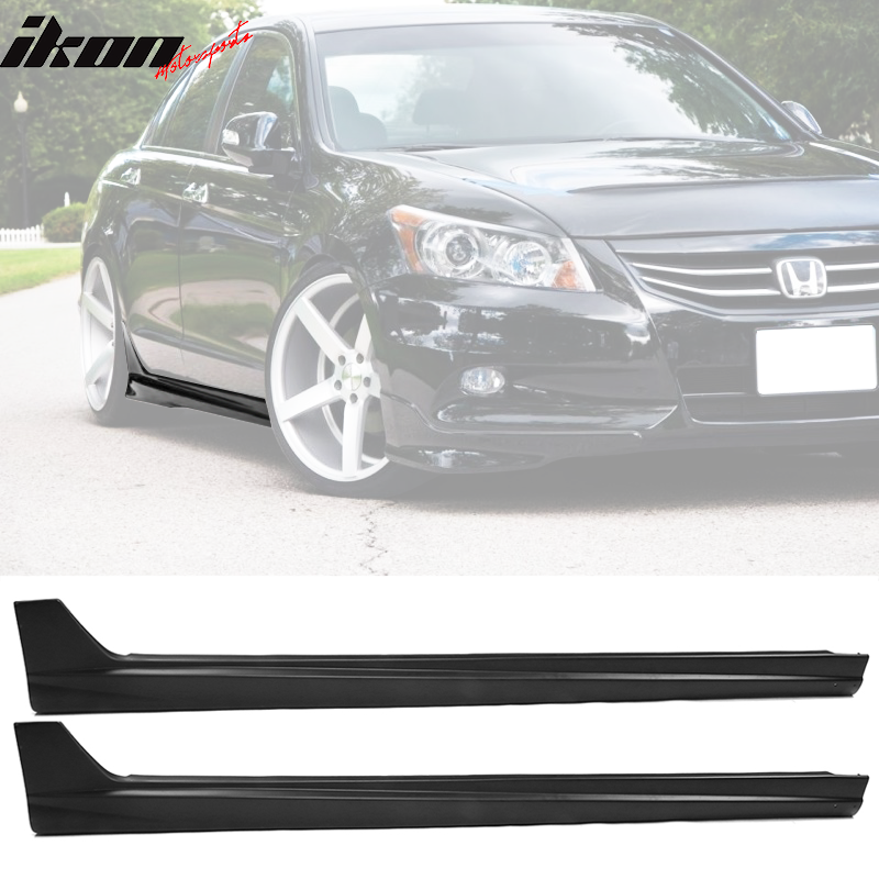 2008-2012 Honda Accord Sedan JDM Style Side Skirts Rocker Pannel PP