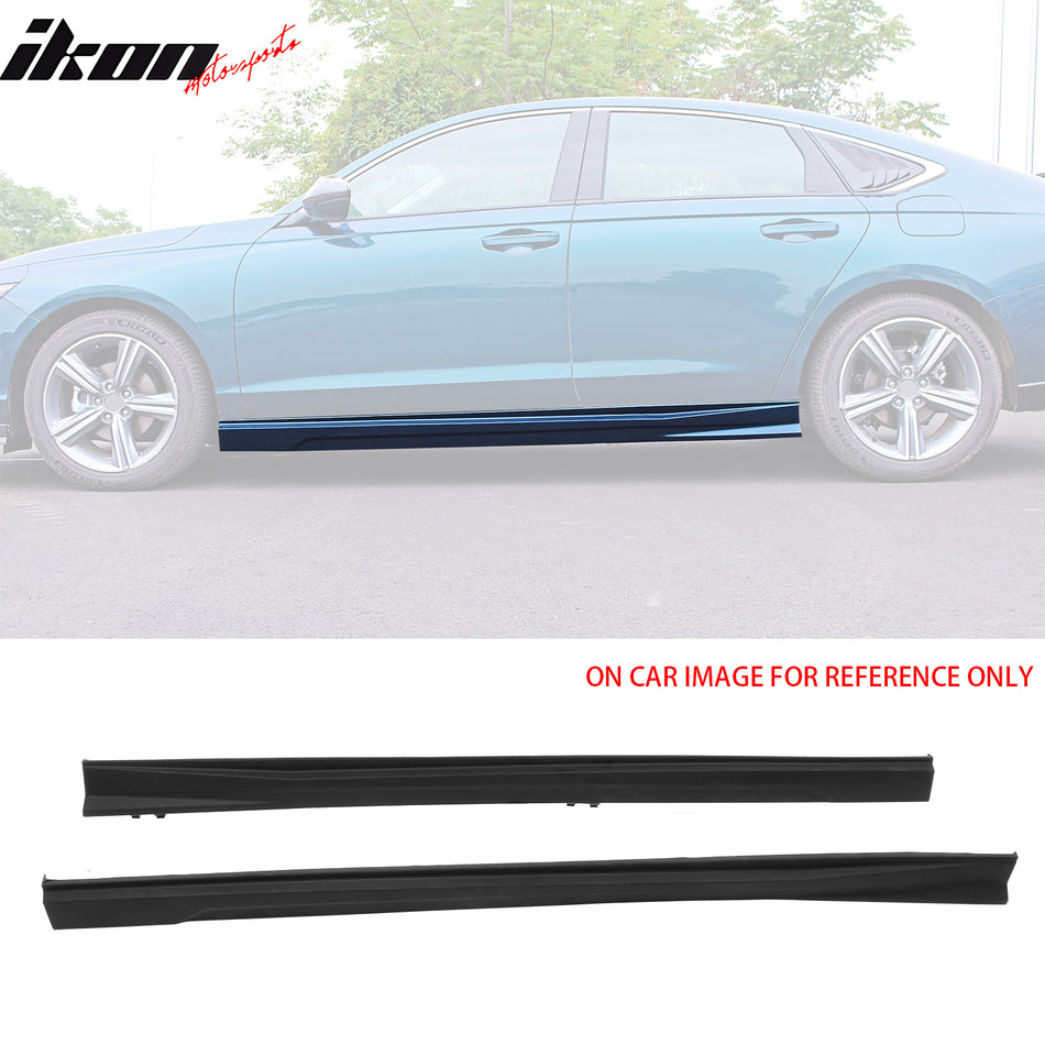 2023-2024 Honda Accord 11th Gen IKON Style Unpainted 2PC Side Skirt PP