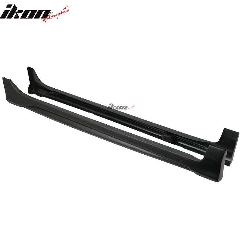 Fits 16-21 Honda Civic Sedan AVS Style Side Skirts Rocker Panel Splitter - PP