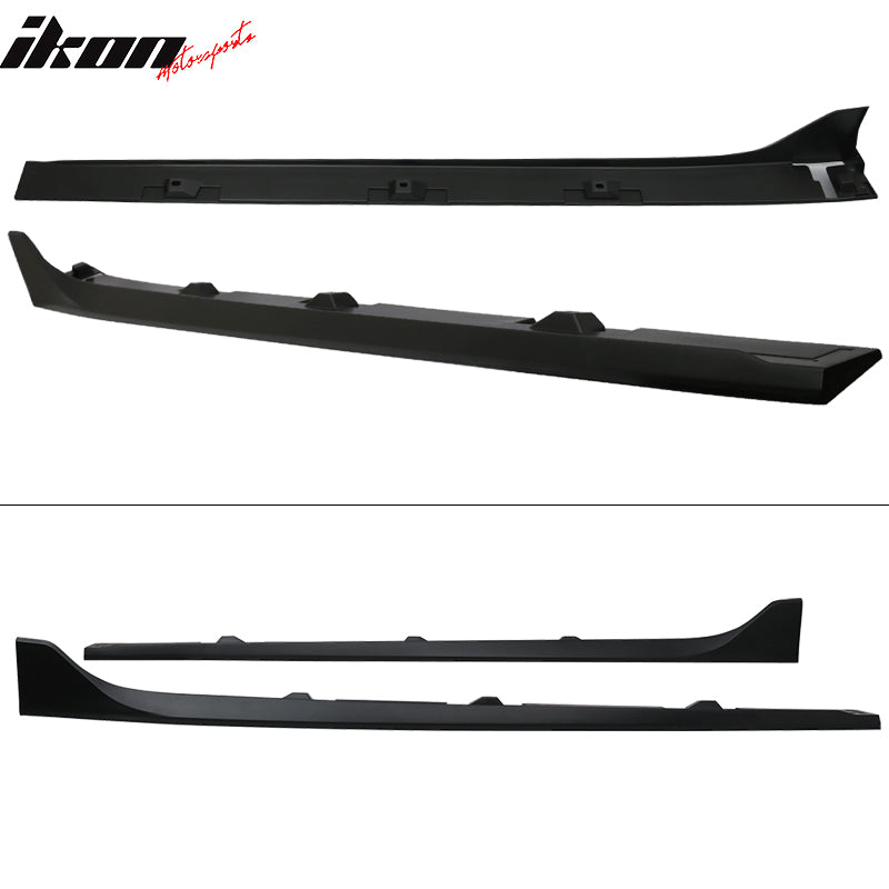 Fits 16-21 Honda Civic Sedan Type-R Style 2PCS Side Skirts Extension Splitter PP