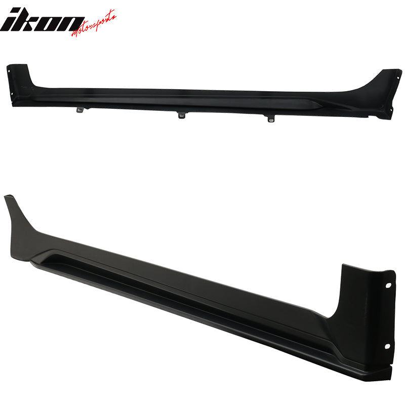 Fits 16-21 Honda Civic Sedan 10th Gen MUG Style Side Skirts Unpainted Black PP