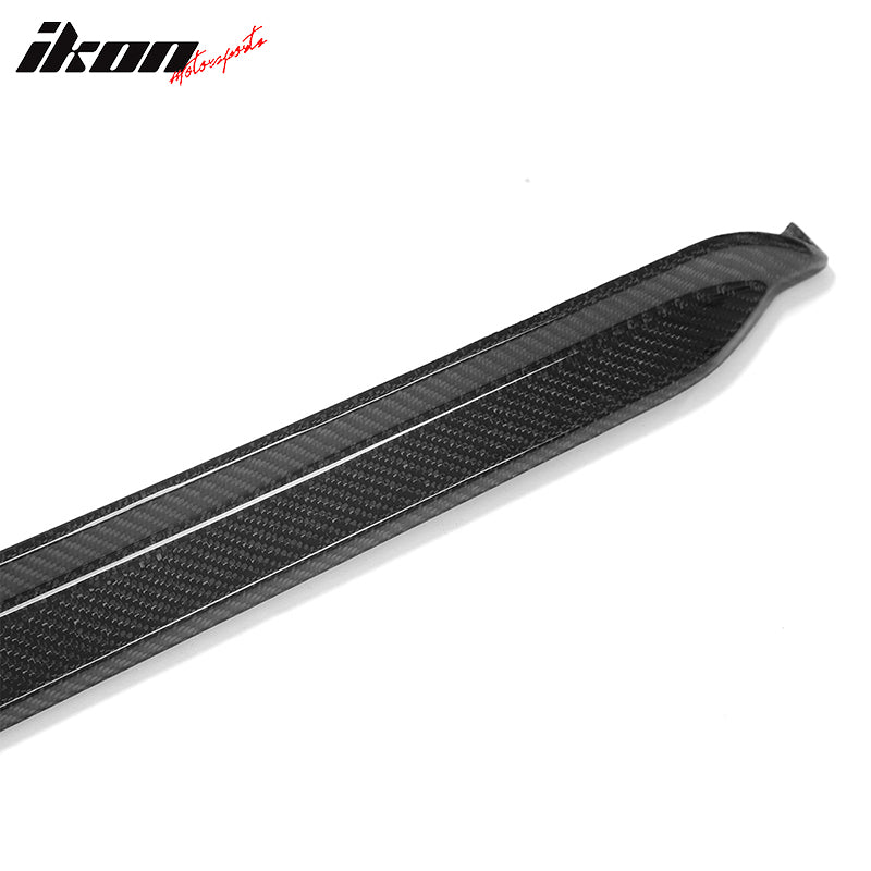 Fits 22-25 Honda Civic HPD Style Carbon Fiber Side Skirts Extensions Panel