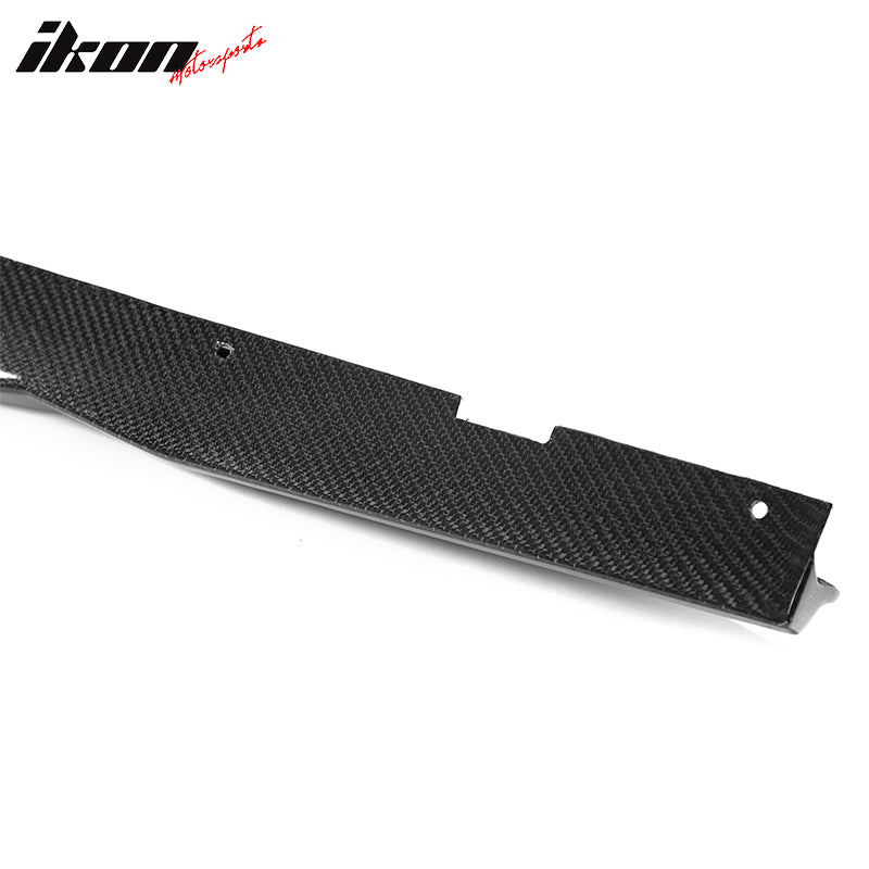 Fits 22-25 Honda Civic HPD Style Carbon Fiber Side Skirts Extensions Panel