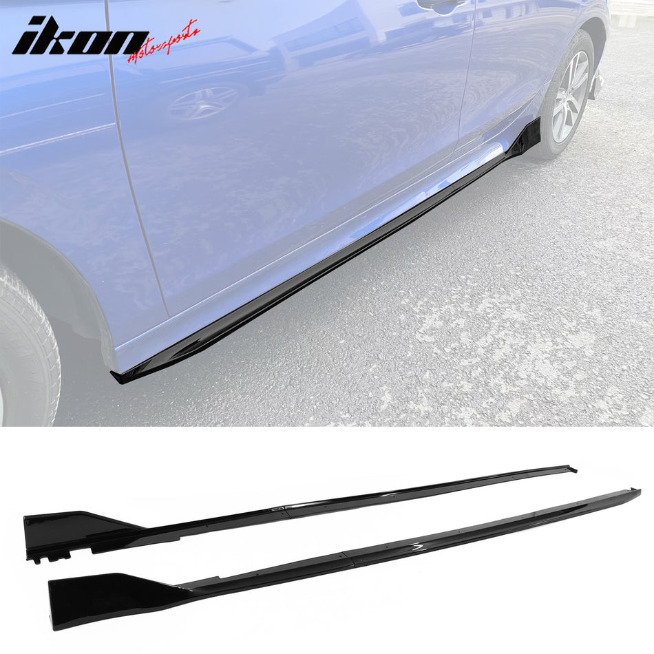 2022-2023 Honda Civic 11th Type R Side Skirts Rocker Panel Gloss Black