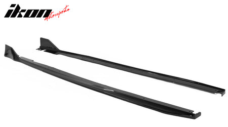 For 22-23 Honda Civic 11th Type R Side Skirts Extension Rocker Panel Gloss Black