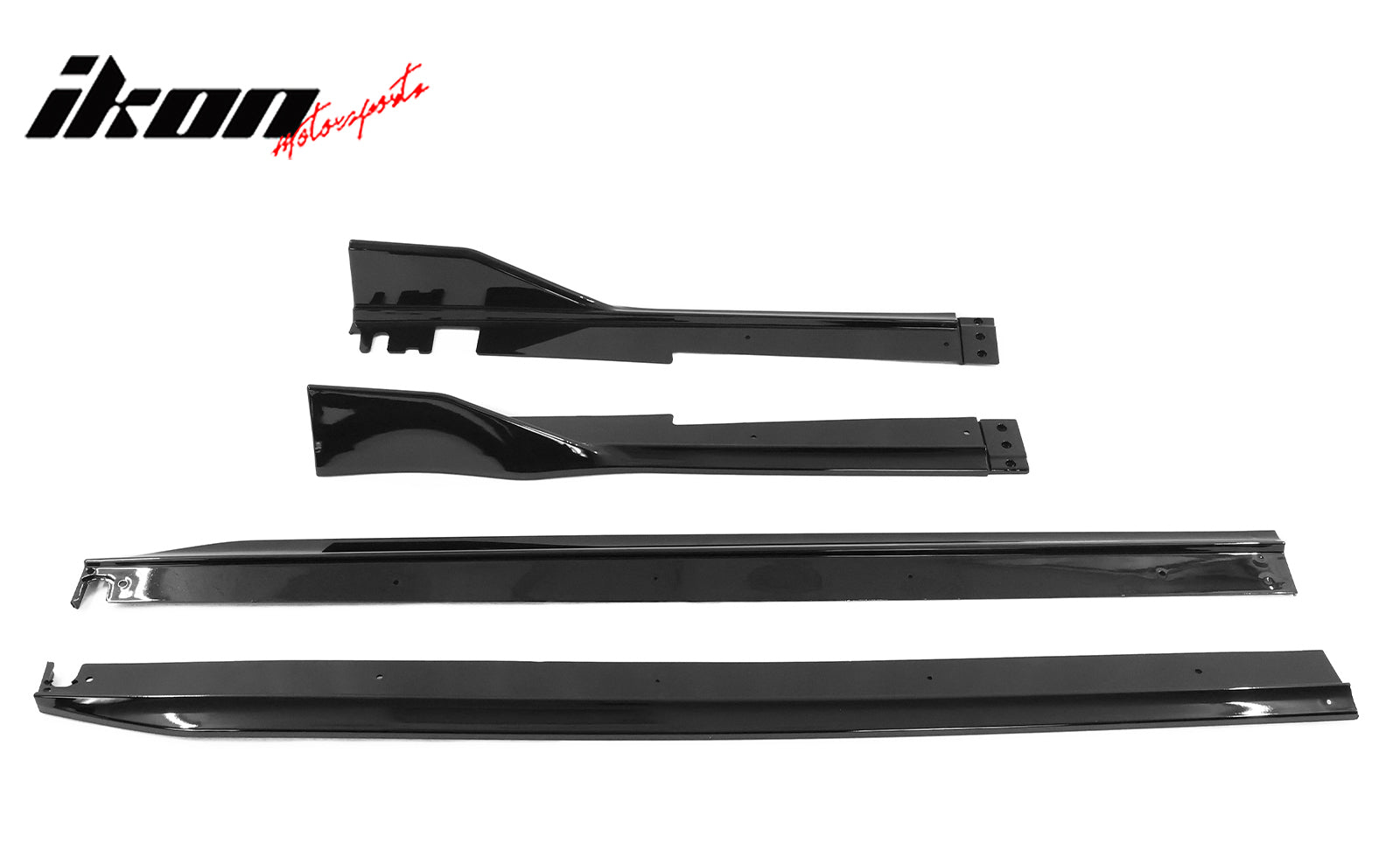 For 22-23 Honda Civic 11th Type R Side Skirts Extension Rocker Panel Gloss Black