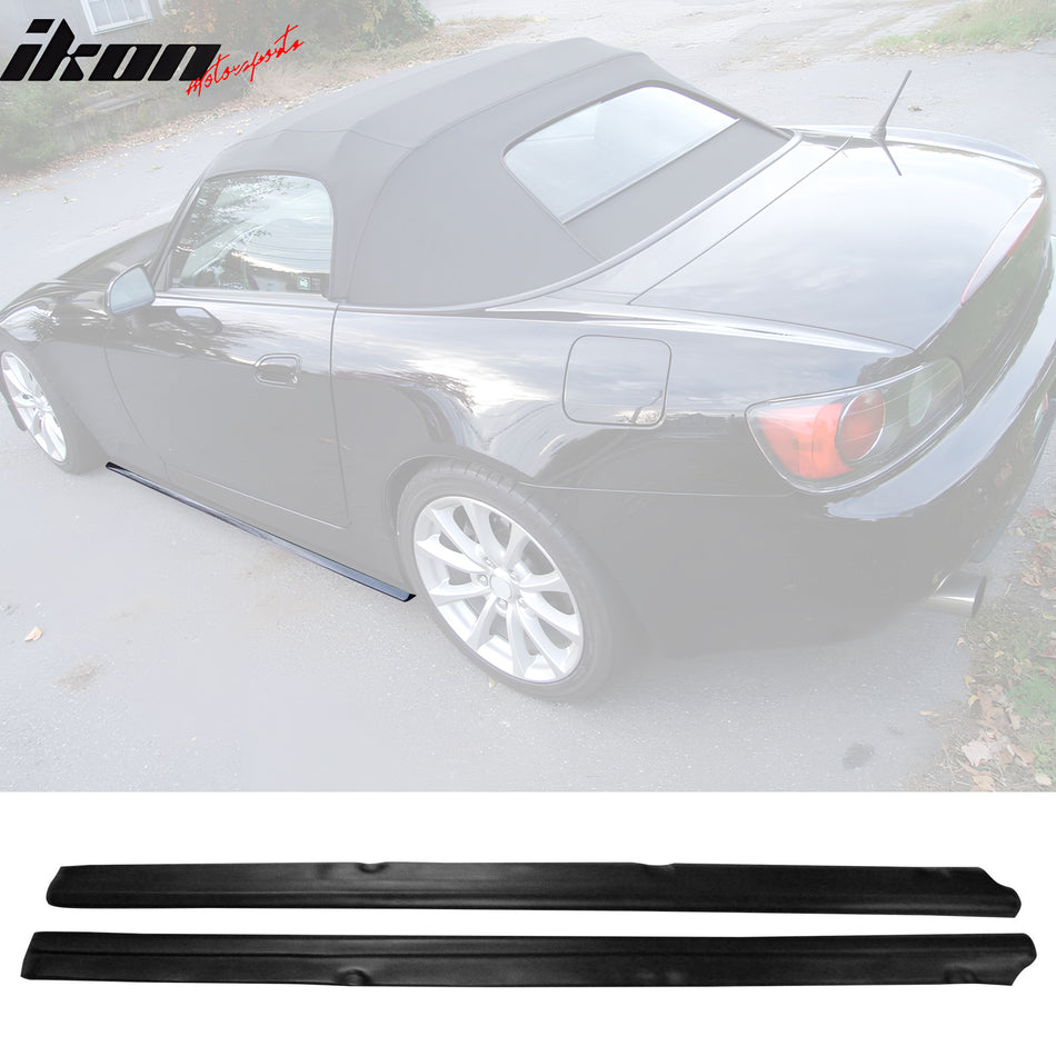 Universal Side Skirt 65" x 3.5" JDM Downforce DF Style Unpainted Black