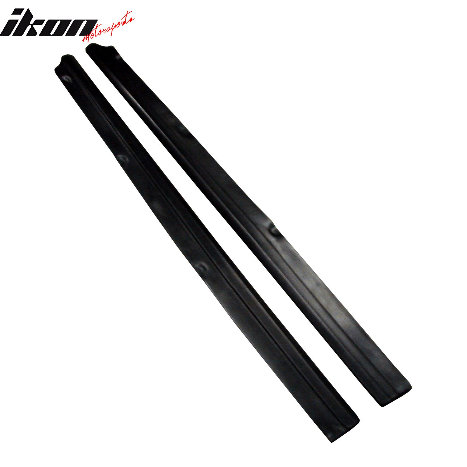 Universal 65" x 3.5" JDM DF Side Skirt Extension Bottom Line Rocker Panel Lip PU