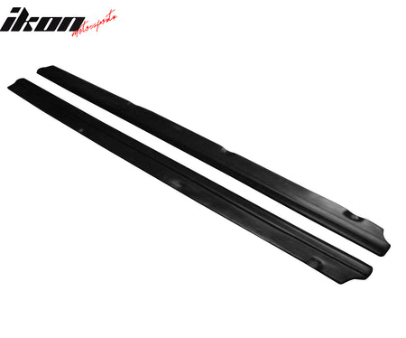 Universal 65" x 3.5" JDM DF Side Skirt Extension Bottom Line Rocker Panel Lip PU