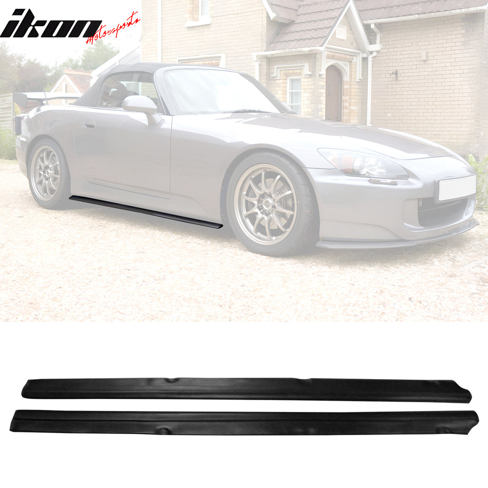 2000-2009 Honda S2000 AP1 AP2, DF Style Side Skirts PU Unpainted Black