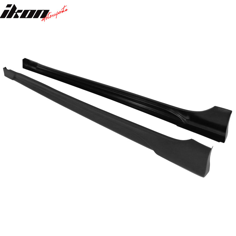 Fits 21-23 Hyundai Elantra Matte Black PP Side Skirts Extension Rocker Panel