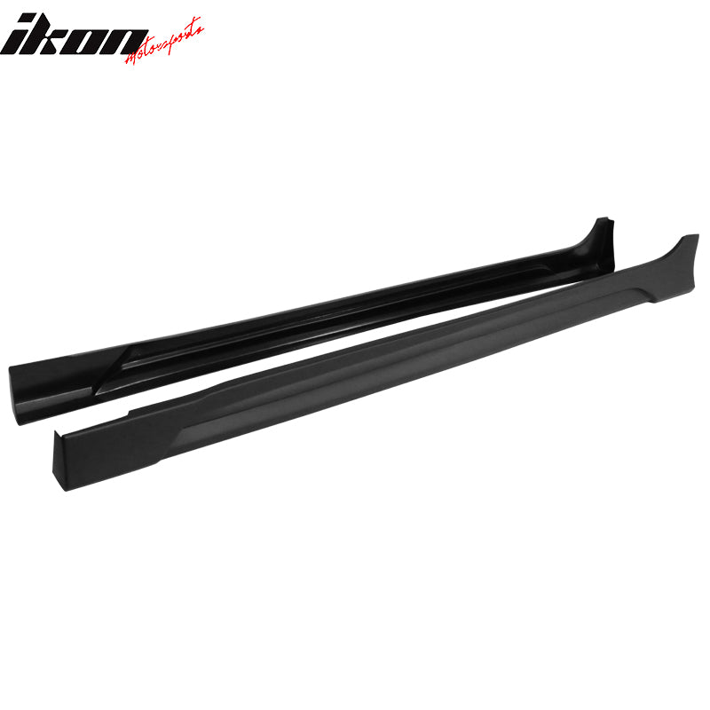 Fits 21-23 Hyundai Elantra Matte Black PP Side Skirts Extension Rocker Panel