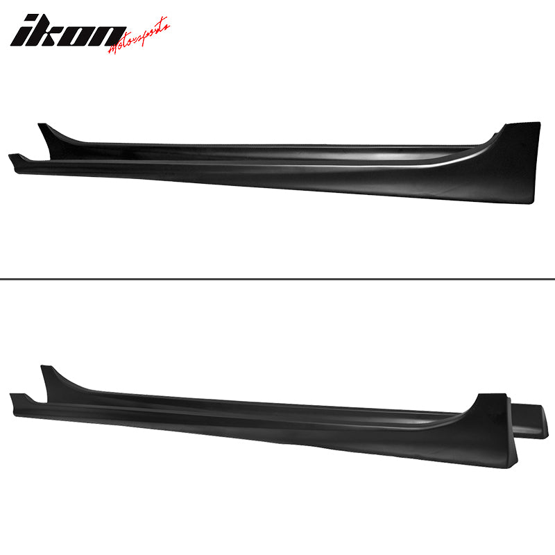 Fits 13-18 Lexus ES350 ES300h Side Skirts Unpainted Black Rocker Panel Extension