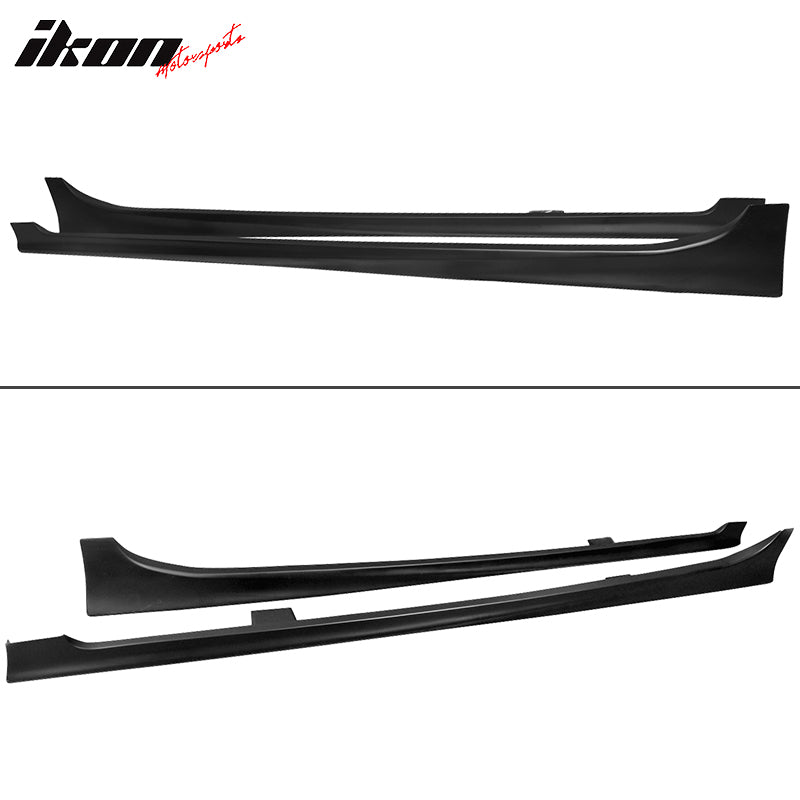 Fits 13-18 Lexus ES350 ES300h Side Skirts Unpainted Black Rocker Panel Extension