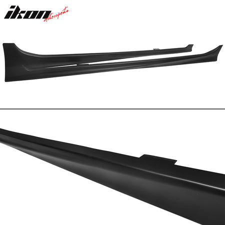 Fits 13-18 Lexus ES350 ES300h Side Skirts Unpainted Black Rocker Panel Extension