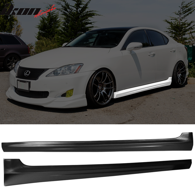 2006-2013 Lexus IS250 IS350 IN-S Style Matte Black Side Skirt PP