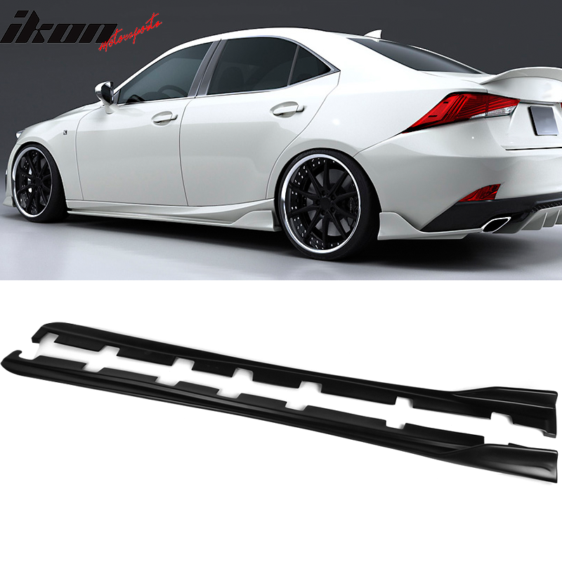 2014-2020 Lexus IS250 IS300 IS350 AR Style Matte Black Side Skirts PP