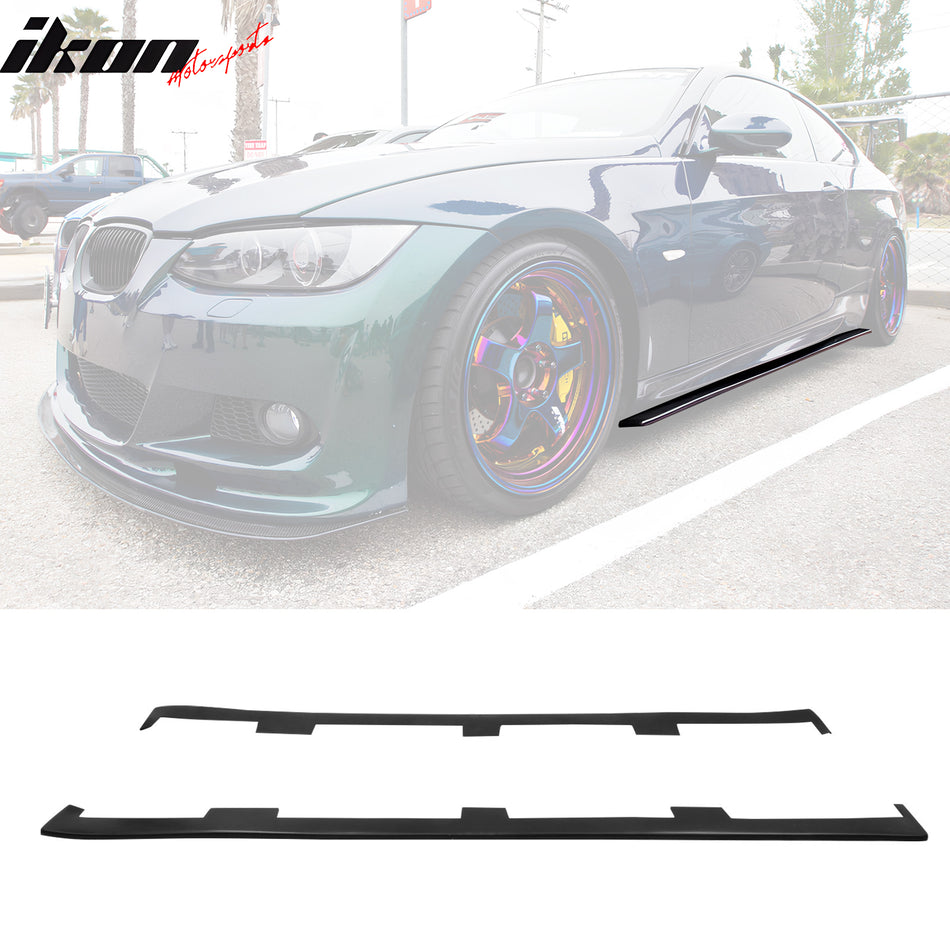 2001-2011 BMW 3-Series E46 M3 Side Skirts UL Style PU Unpainted Black