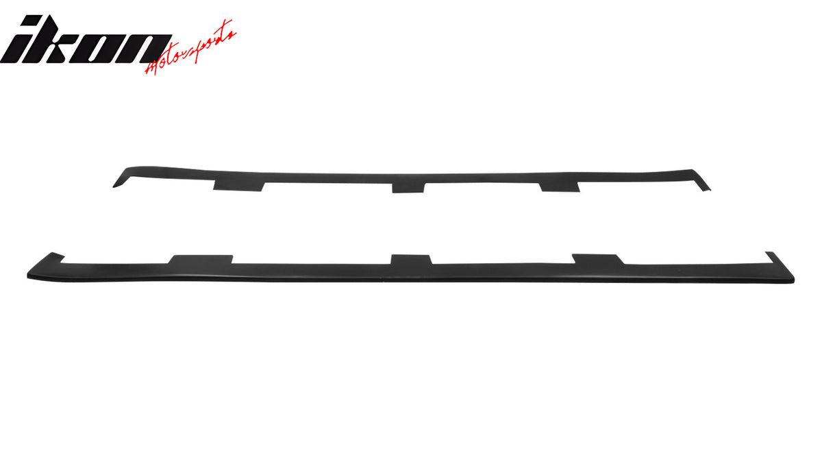 For 01-11 BMW 3-Series M3 UL Style Side Skirt Bottom Line Rocker Panel Lip PU