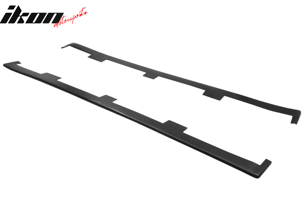 For 01-11 BMW 3-Series M3 UL Style Side Skirt Bottom Line Rocker Panel Lip PU