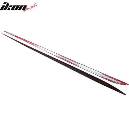 Clearance Sale Fits 14-21 Mazda 6 2PCS Side Skirts Extension Unpainted Black ABS