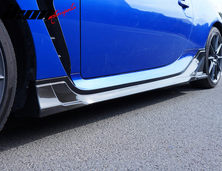 Fit 22-24 Subaru BRZ Toyota GR86 JDM Style 4PC Side Skirts PP