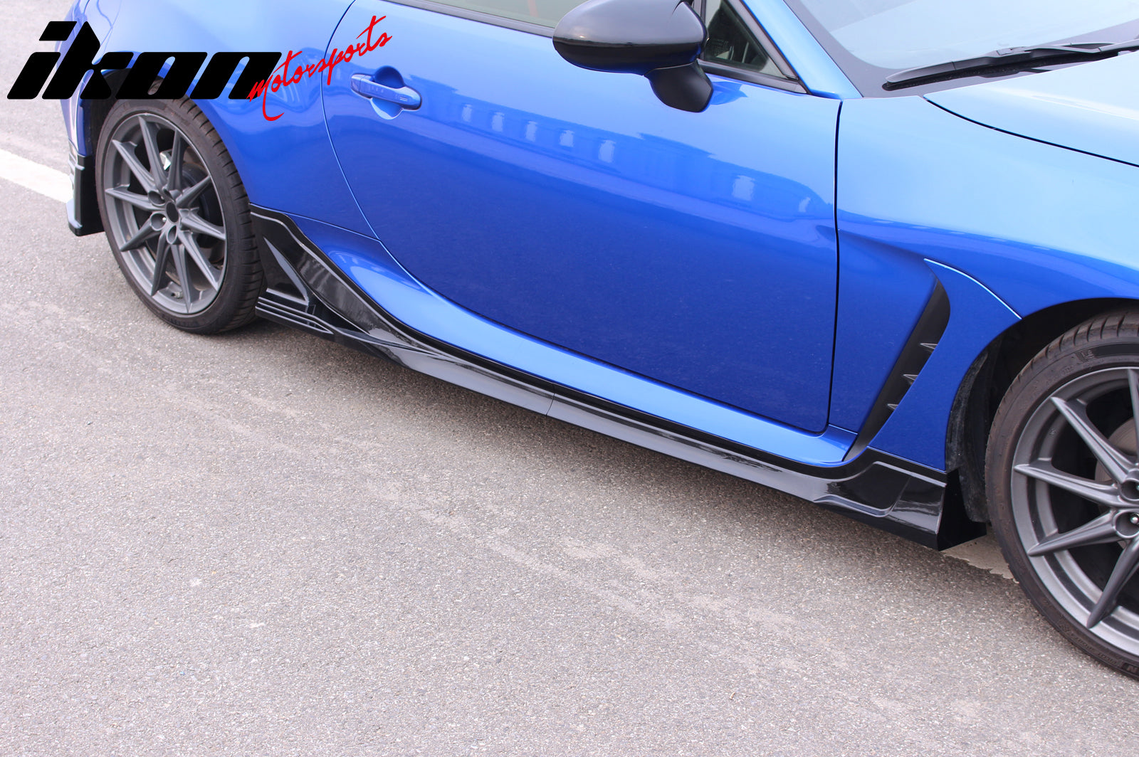 Fit 22-24 Subaru BRZ Toyota GR86 JDM Style 4PC Side Skirts PP