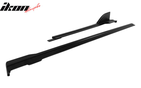 Fits 22-24 Subaru WRX 5th Gen Matte Black Side Skirts Extension Rocker Panel 4PC