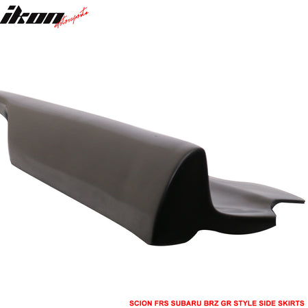 Fits 13-20 Scion FRS/Subaru BRZ/Toyota 86 GR Style Side Skirts - PU