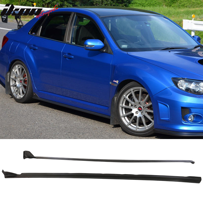 2008-2014 Subaru Impreza WRX STI S206 Style Side Skirts Pannel PU