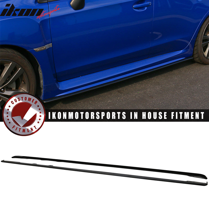 2015-2021 Subaru WRX STI Side Skirts Splitter Unpainted ABS