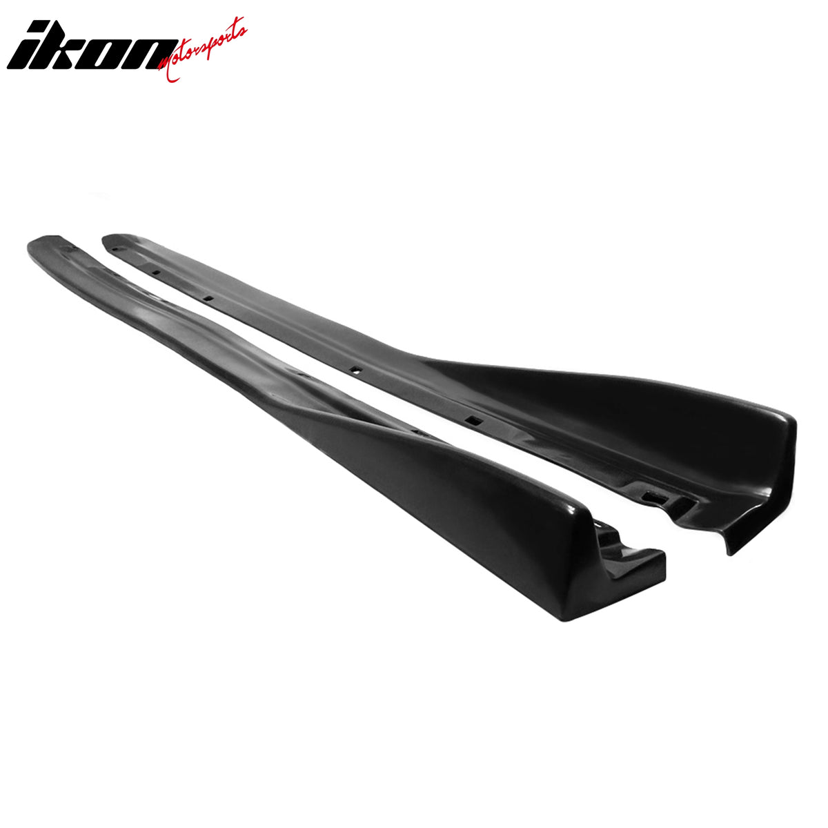 Fits 97-99 Mitsubishi Eclipse DSM CS Black Side Skirts Rocker Panel Extension PU