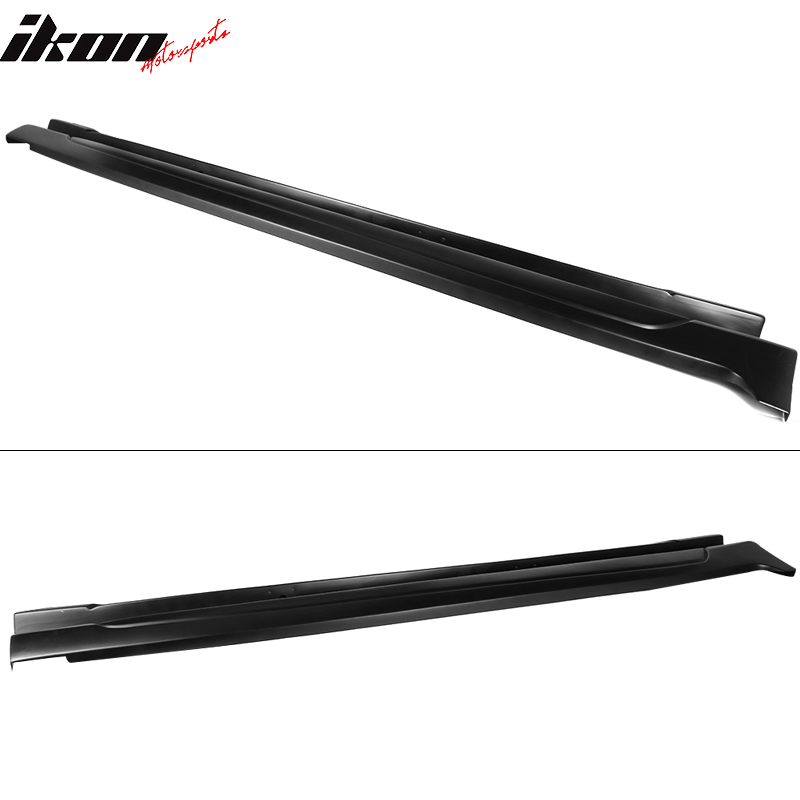 Fits 18-24 Toyota Camry IKON Style Side Skirts Matte Black - PP