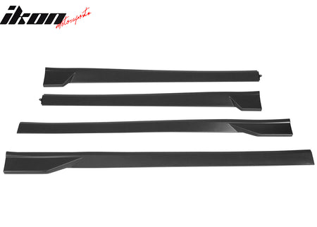 Fits 25-Up Toyota Camry SE XSE Side Skirts TRD Rocker Panel Lip Matte Black PP