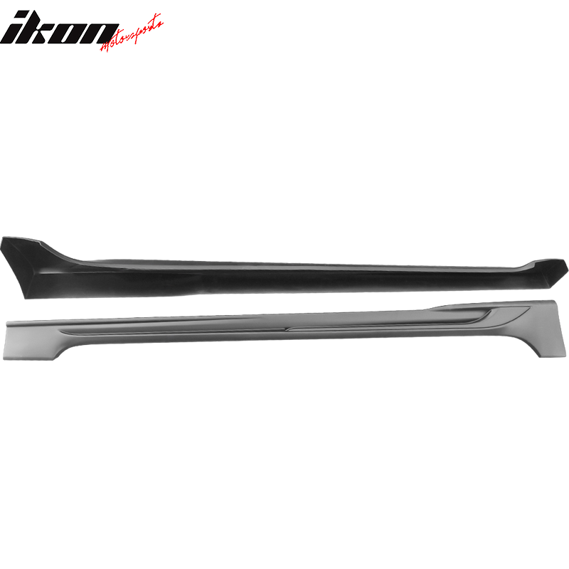 Fits 20-24 Toyota Corolla Sedan Side Skirts Rocker Panel Matte Black 2PC - PP