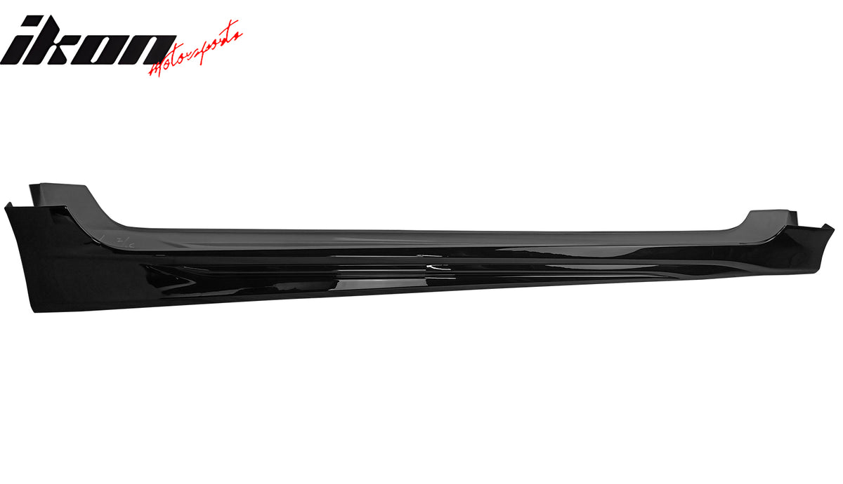 Fits 19-24 Toyota Corolla E210 Hatchback M Style Gloss Black Side Skirts Panel