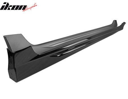 Fits 19-24 Toyota Corolla E210 Hatchback M Style Gloss Black Side Skirts Panel