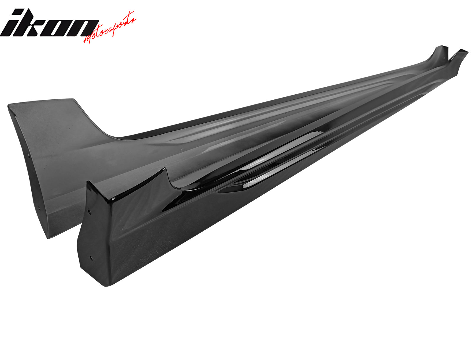 Fits 19-24 Toyota Corolla E210 Hatchback M Style Gloss Black Side Skirts Panel