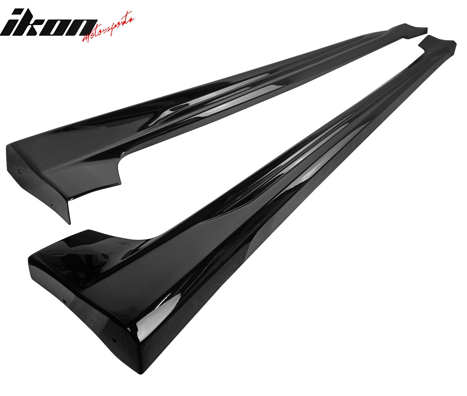 Fits 19-24 Toyota Corolla E210 Hatchback M Style Gloss Black Side Skirts Panel