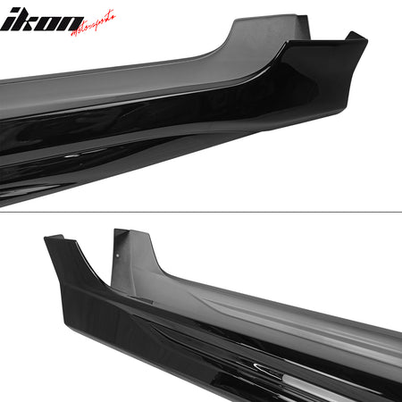 Fits 19-24 Toyota Corolla E210 Hatchback M Style Gloss Black Side Skirts Panel