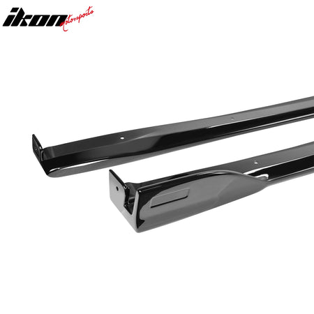 Fits 19-24 Toyota Corolla E210 Hatchback T Style Gloss Black Side Skirts Rocker